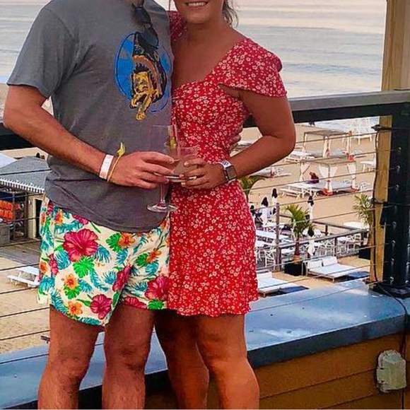 Reformation Floral Open Back Dress - Picture 4 of 7